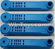 Wltoys Q626 Q626-B Parts-10-01 Reversing-rotating Arm unit(2pcs CCW) & Rotating arm unit(2pcs CW)-Blue,Wltoys Q626 Q626-B RC Quadcopter Drone Spare Parts Accessories,Wltoys Model Q626 Replacement Accessories